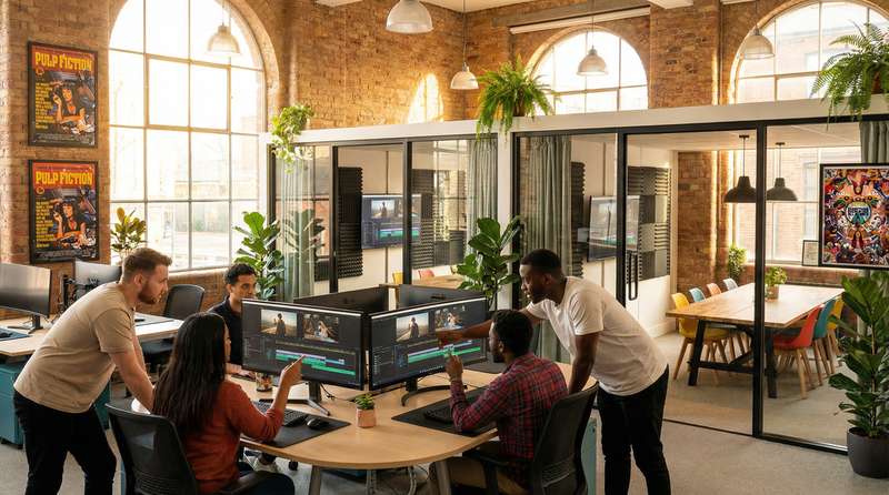 青柠视频公司办公环境